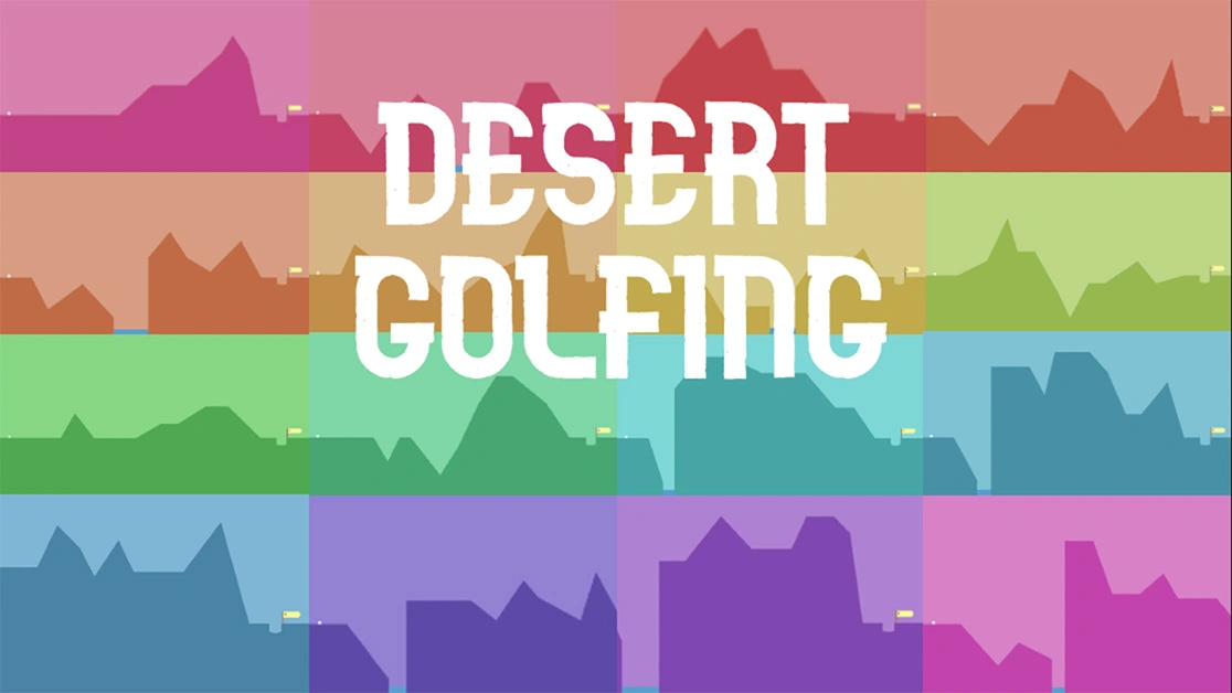 Desert Golfing image